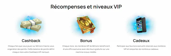 Millionz Casino bonus